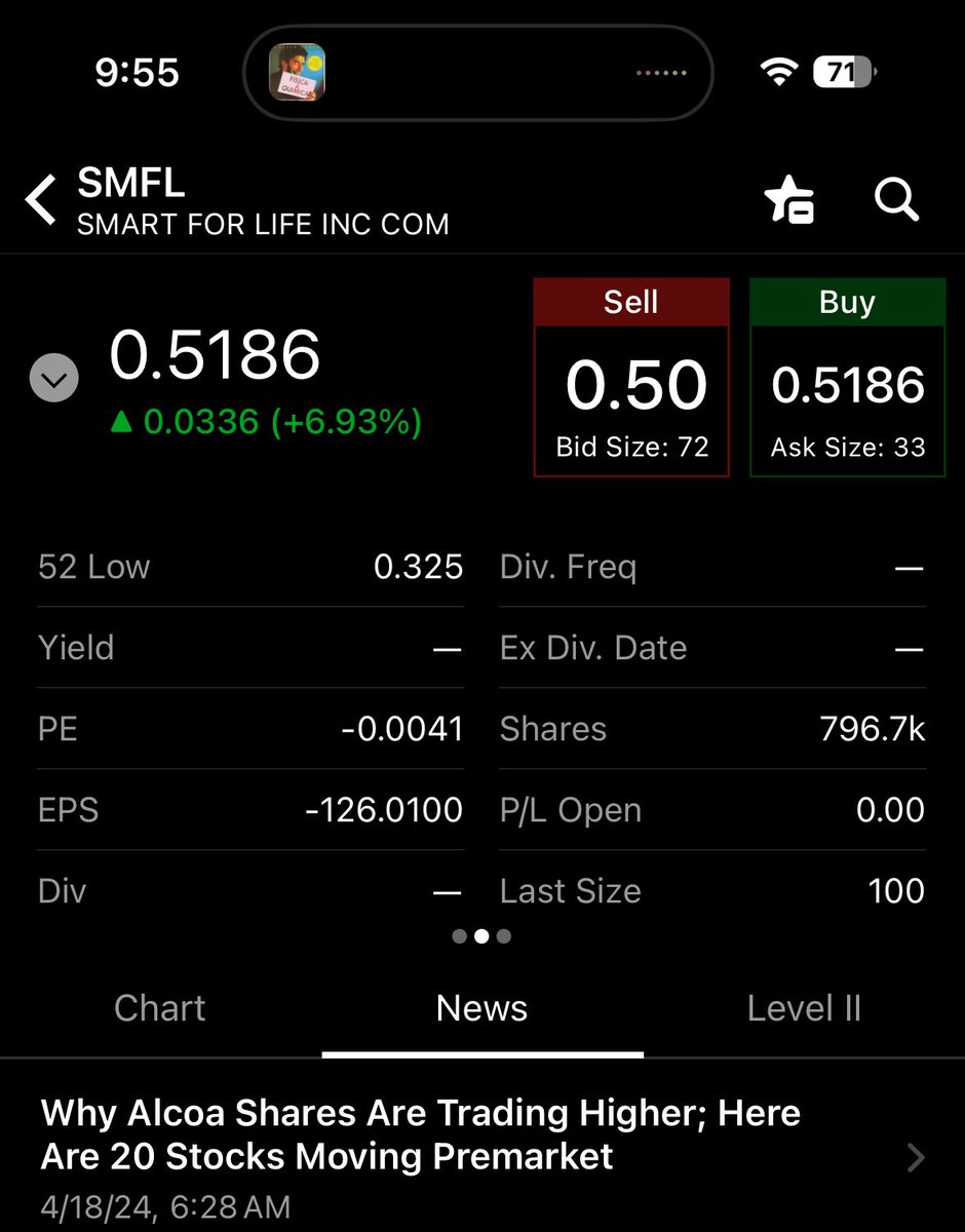 $BPTH great news 👍🏻same float as $SMFL #smallcap 🫡