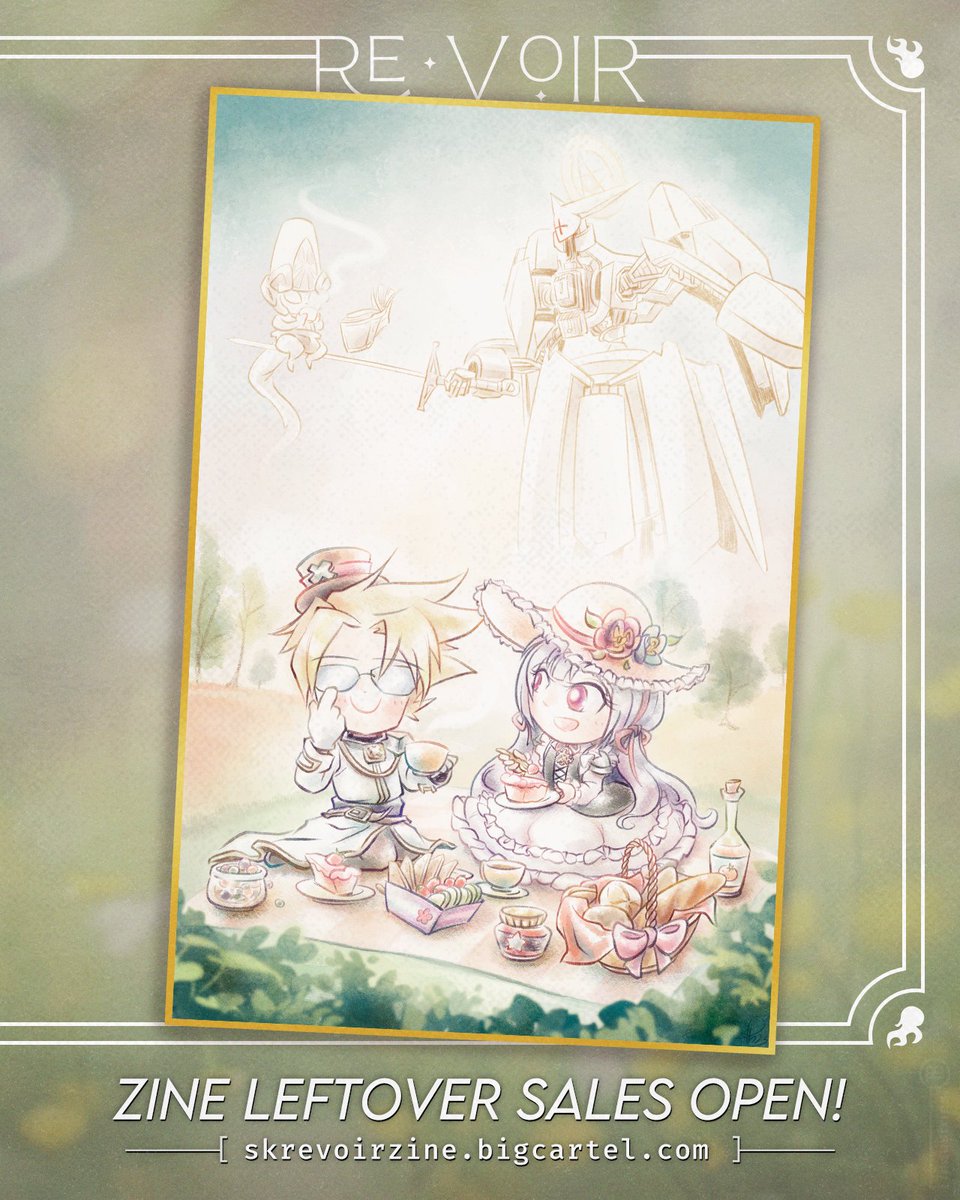 Here are the Anna charm and X-Laws postcard I made for the SK zine 'Re•Voir'! Leftover sales for zine + merch are open until 27th April -- visit @ShamanKing_Zine for the store link! 📿🫖
#SHAMANKING #シャーマンキング