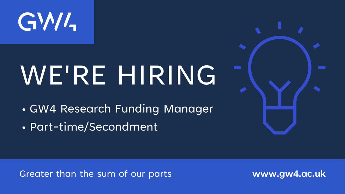 📣 Join our team! We're looking for a Research Funding Manager to come and lead our Building Communities programme, on a part-time & fixed-term basis, to help us build research and innovation communities of scale and capability. ➡️Apply by 6th May: linkedin.com/jobs/view/3903…