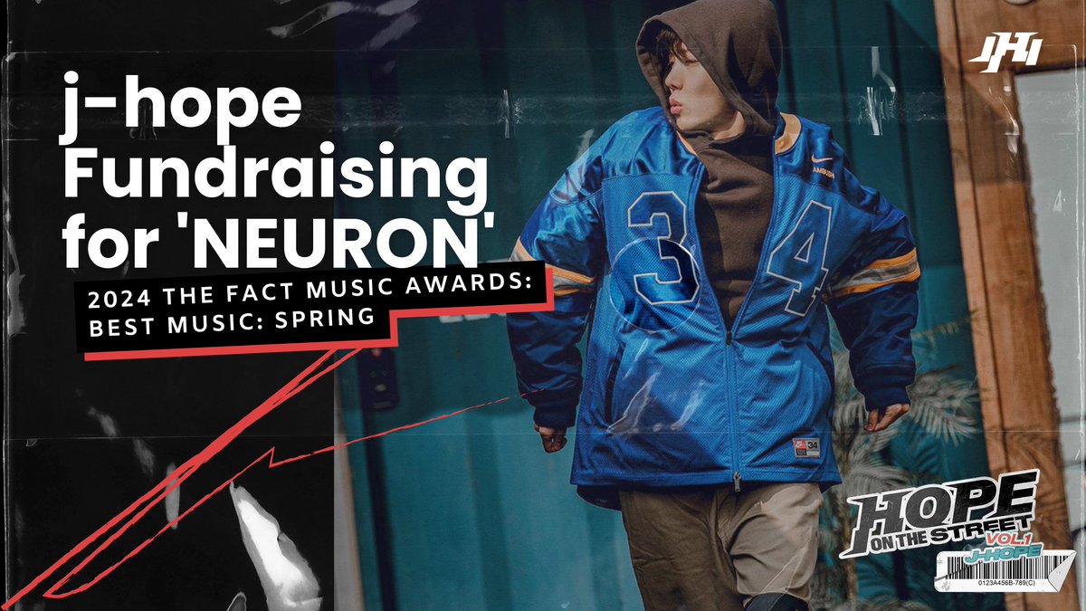 [FUNDRAISING FOR J-HOPE] Kami membuka donasi untuk mendukung 'NEURON' di 2024 THE FACT MUSIC AWARDS Best Music: Spring 🏆 🔗 bit.ly/3VBMSkm 📅 CLOSE: 28/04/2025 Please RT, like & share to reach more j-hope supporters 🔥 #jhope #제이홉 #방탄소년단제이홉