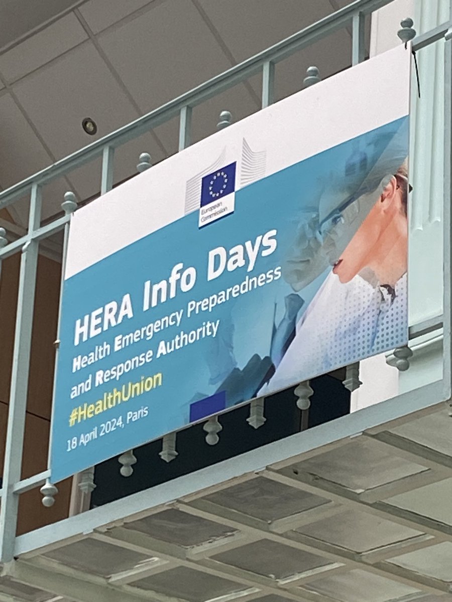 Everything you always wanted to know about HERA - and finally had the chance to ask! Fun -and useful - 1st Info Day in Paris #HeraInfoDays #HealthUnion