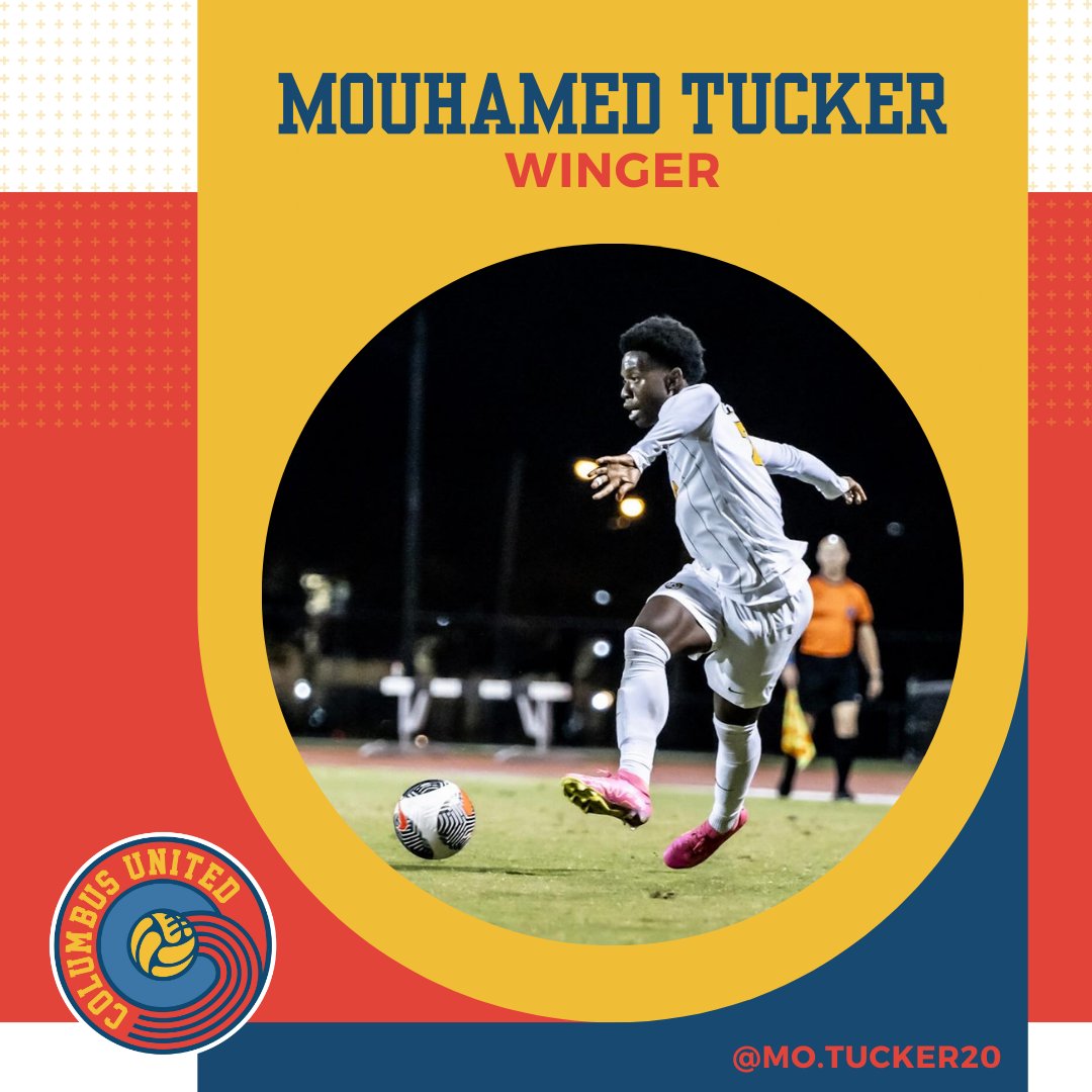 Virginia native Mouhamed Tucker, joins Columbus United for the summer! ⚽

Welcome! 🔴🟡🔵