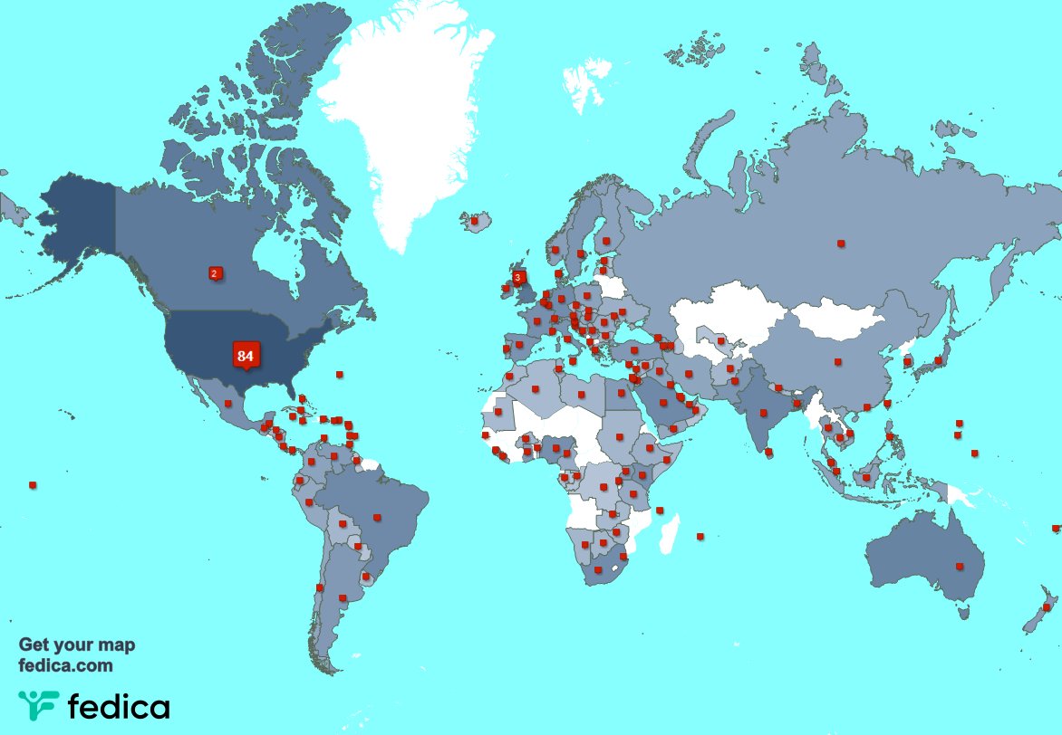 I have 55 new followers from Saudi Arabia, and more last week. See fedica.com/!SandraSBreen