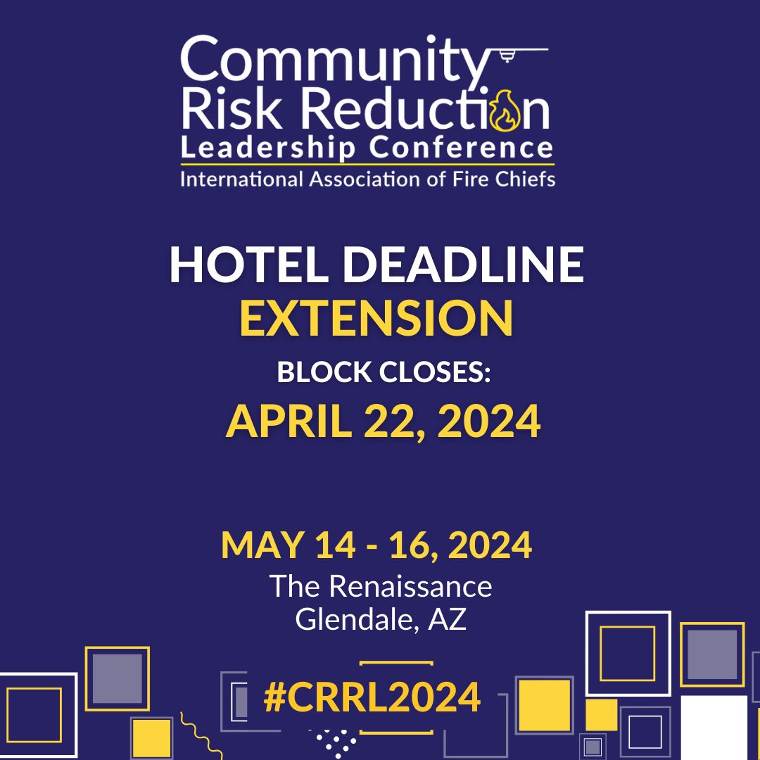 Great news! The hotel reservations for #CRRL2024 have been extended until April 22, 2024, but don't delay! Block will close when sold out. Book here: buff.ly/3Jn9EZB