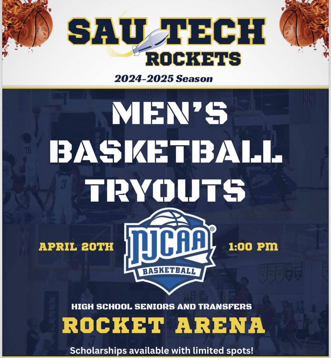 SAUTMENSHOOPS's tweet photo. 🗣️ Pre-registration is NOW CLOSED‼️Only a limited number of walk ups will be allowed the day of . $30 Tryout Fee , and you must bring a physical copy of your most recent athletic medical physical.

UNSIGNED SENIORS &amp; COLLEGE TRANSFERS !! Scholarships &amp; Spots available. https://t.co/spmt4pm4YK