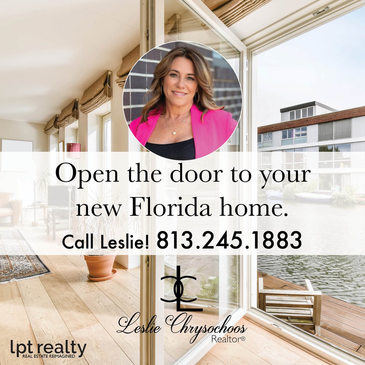 Open the door to your new Florida home!
Text or call 813-245-1883 today. I'm ready to get to work for you!

#realestate #luxuryhomes #tampabayhomes #lptrealty #LptMagic #RealEstateReimagined #lptsocials #tampahomefinders #tamparealtor #813realtor #tampabay #realestateagent...