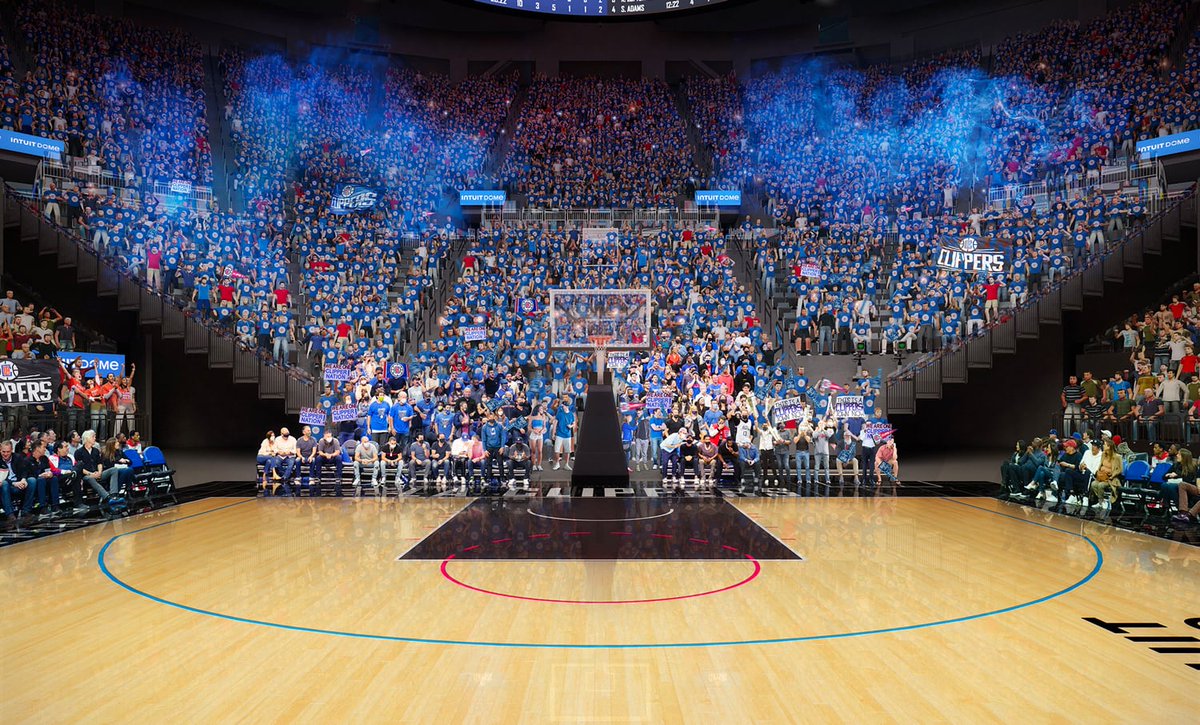 The LA Clippers have introduced the 'Ultimate Wall Pass'—providing access to their new fan section in the Intuit Dome. • $1,299 for all 41 home games • Seats based on arrival timing • Early fans can sit as close as Row 3 • Can make a 'Sit-With-Friend' reservation