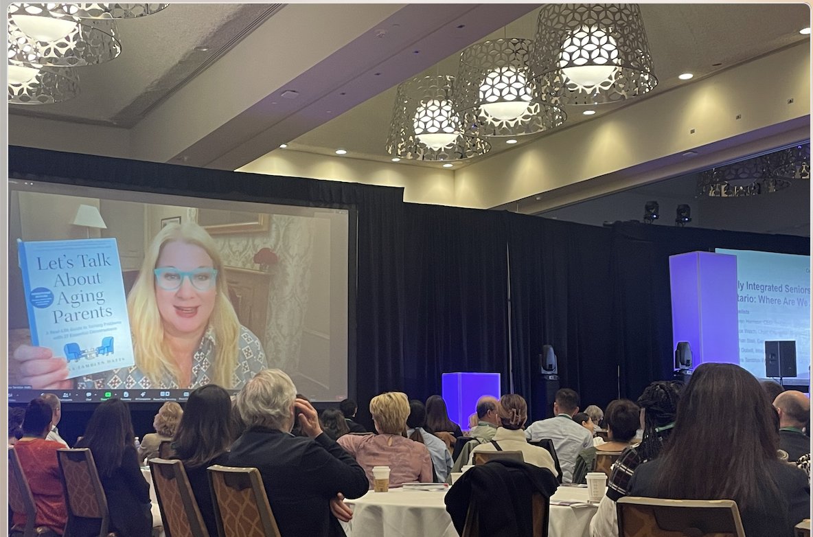 Thanks @AdvantAgeOnt for including me on the opening keynote panel of their fabulous conference, talking about 'inclusive care'. ***Question: how can people know what to do... ***Answer: I wrote a book! Pre-orders available now wherever you buy your books - direct links at: