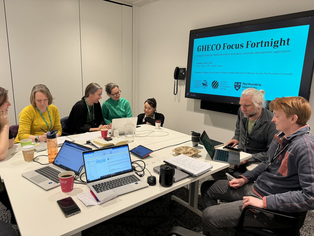 Working hard at @LSHTM_GHECO ‘Focus Fortnight’… can you see the cogs whirring? Great discussions around how we strive towards achieving the MRC framework for complex intervention development and evaluation, moving from theory to integrated application. Thanks for inviting us!