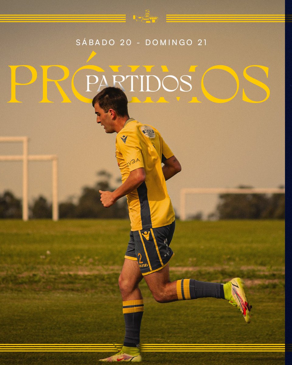 U_SanJuan's tweet photo. 🔜 𝗙𝗶𝗷𝗮𝗰𝗶𝗼́𝗻 de partidos para el fin de semana 🗓️

#MuchoMásQue11 🔵🟡
#ConElSubmarinoMeSientoBien https://t.co/PwA7pJFEx9