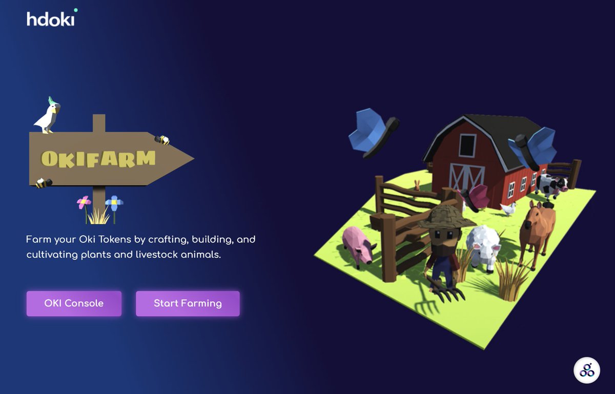 🚀 Exciting News! 🚜 Introducing the launch of OKI FARM! 🌾🐓 Start your farming adventure today! On your OKI Console free membership, Your rewards from WEB3 games remain intact. Have fun: hdoki.io/start-farming-… #OKIFarm #Gaming #cryptogames #Solana #Web3gaming #Web3Games…