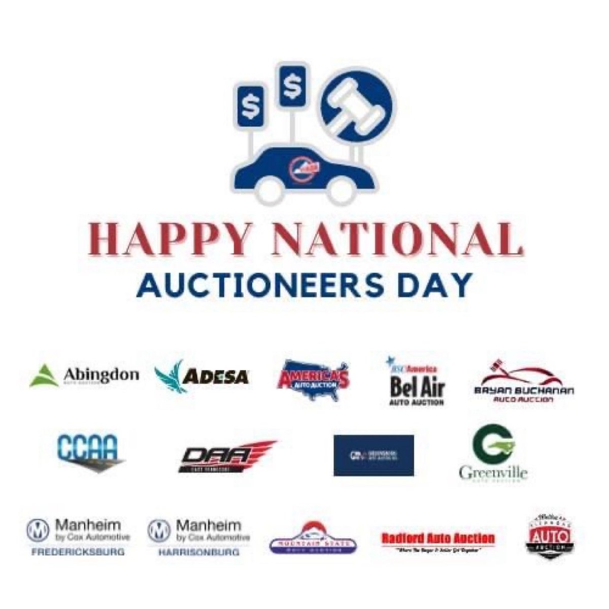 Happy National Auctioneer Day! Today, we celebrate the talented individuals who bring excitement and energy to the world of auctions. We want to give a big shoutout and a heartfelt thank you to all the car auctions that we have the pleasure of working with.