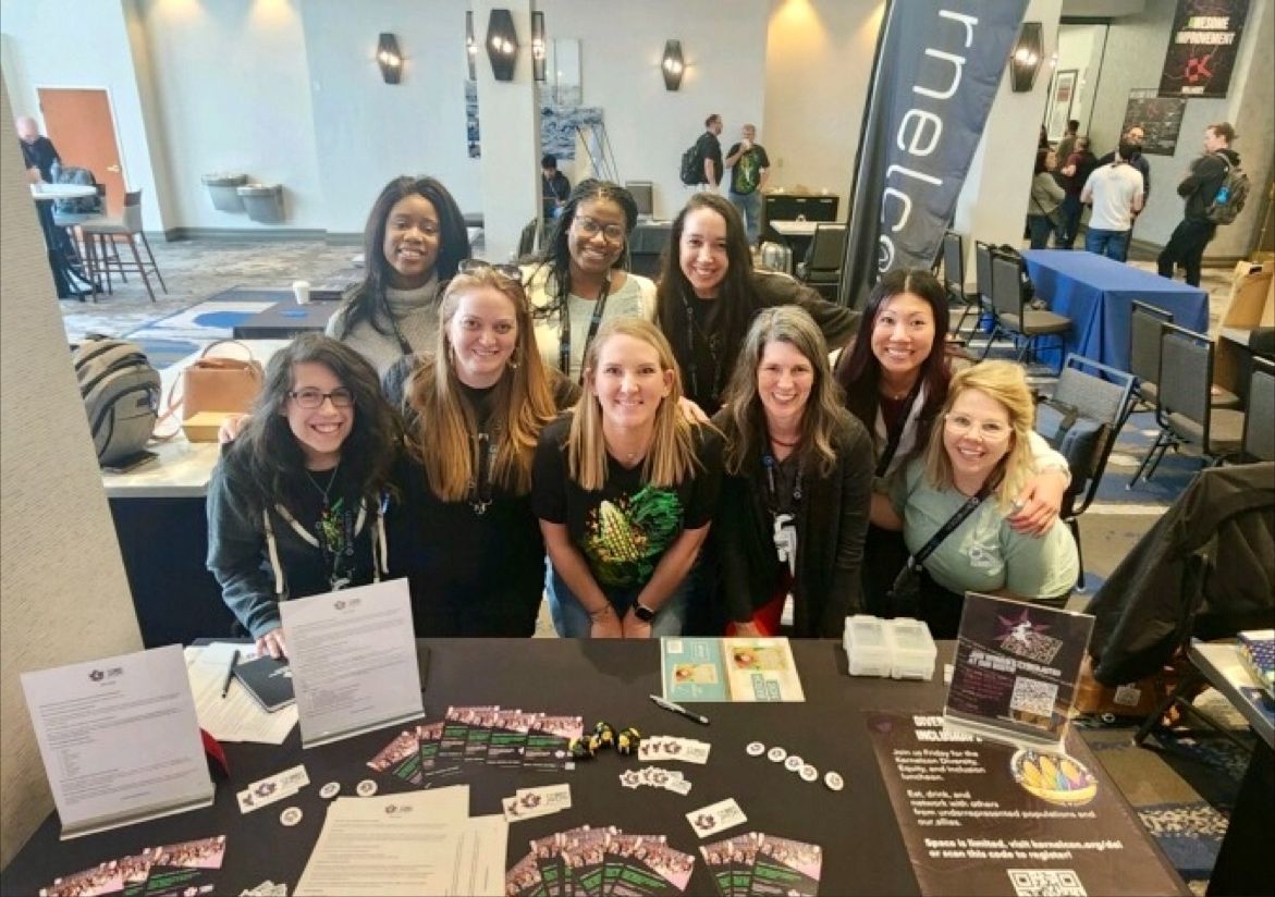 WSC's Omaha chapter had the opportunity to connect at @_KernelCon_ recently! 🌽💻 Thank you to all of the volunteers to gave their time and managed the Cyberjutsu booth, and thank you #KernelCon for your support. #womenincybersecurity #cyberjutsutribe
