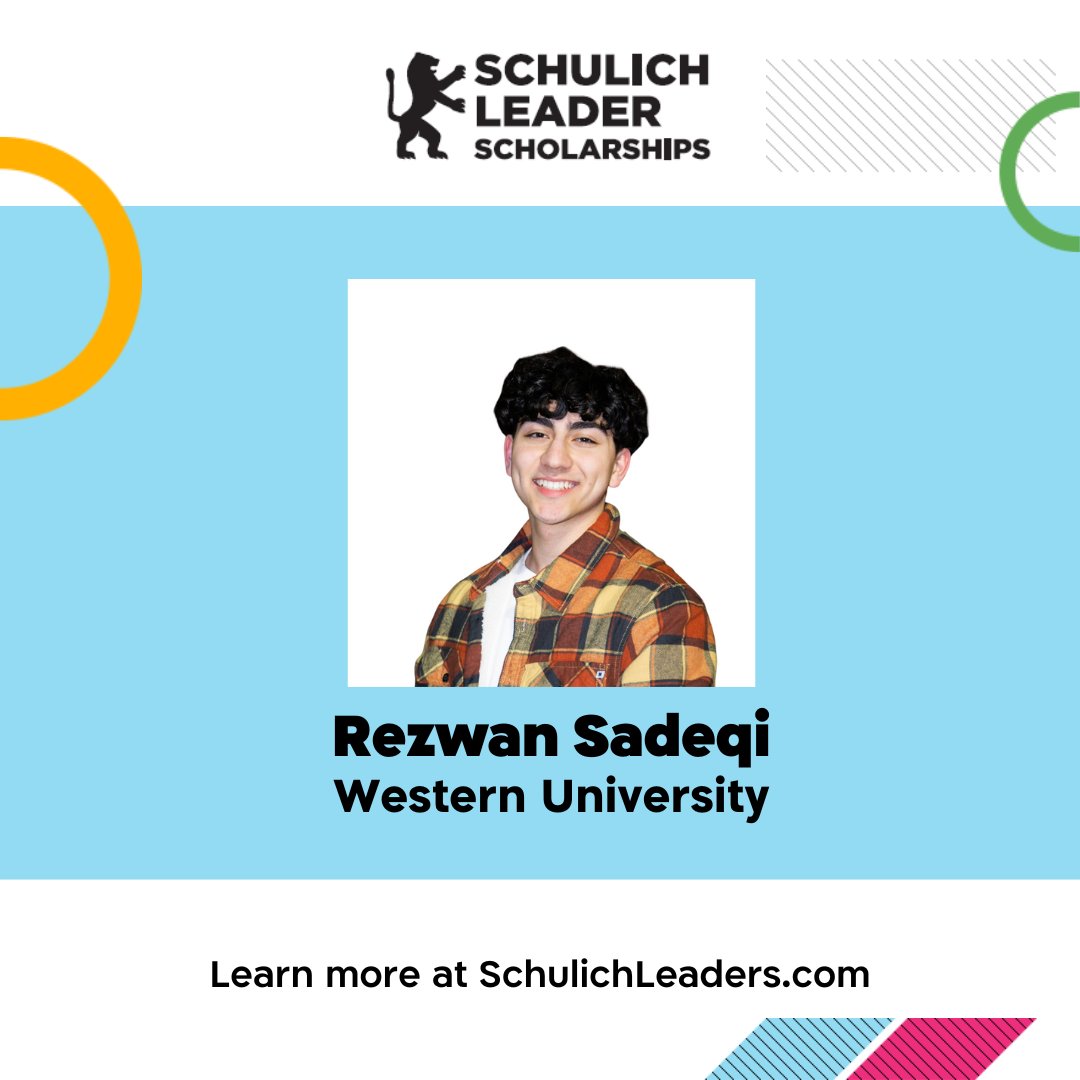 Did you know, 2023 @WesternU #SchulichLeader Rezwan Sadeqi worked as a mathematics instructor at Mathnasium!