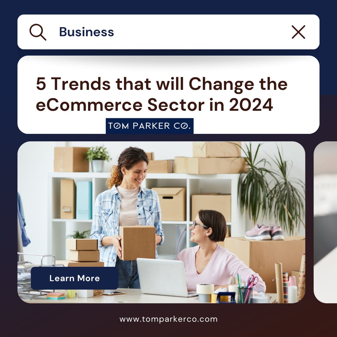 Charting the Course: Navigating the 5 Key Trends Shaping eCommerce's Future in 2024
.
.
#tomparkerco #ecommerce #onlineshopping #shoponline #digitalcommerce #retailtherapy #shoptillyoudrop #internetshopping #shoplocal #mobilecommerce #onlineretail #shopsmall #ecommercebusiness