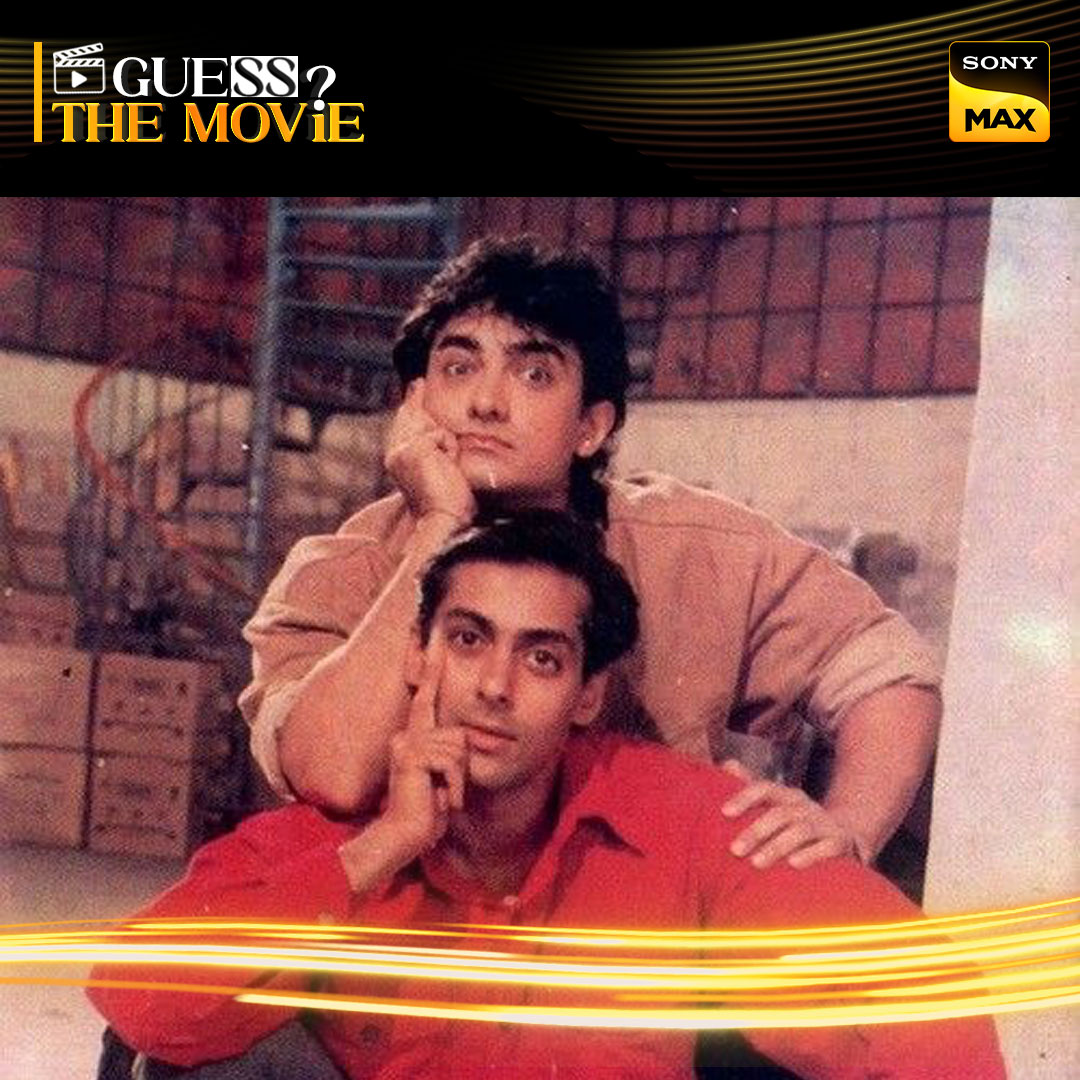 Can you guess the name of this iconic movie from the 90s? Keep watching #SonyMAXUK for non-stop entertainment! #SalmanKhan #AamirKhan #KarismaKapoor #RaveenaTandon #DeewanaBanaDe