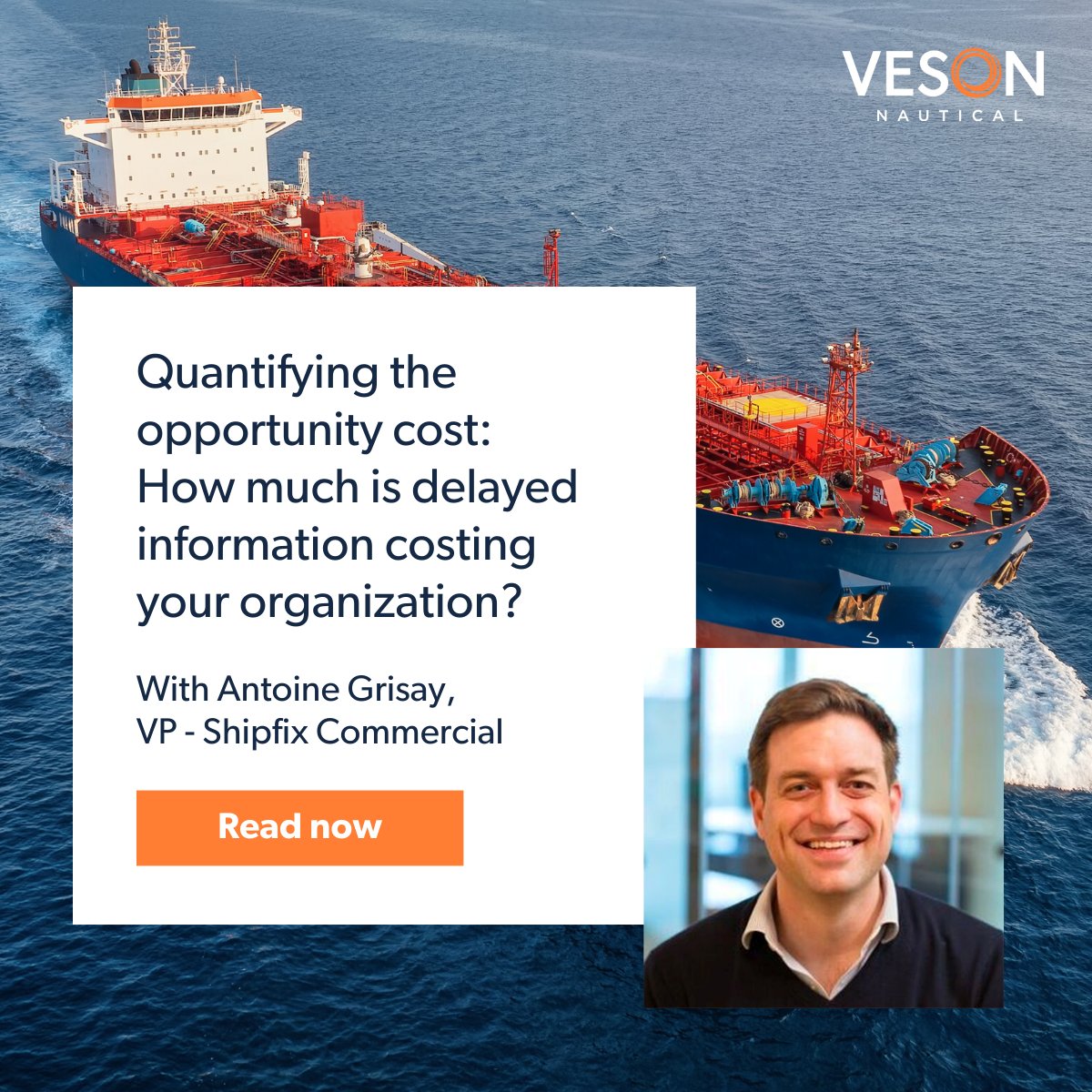 Getting the best cargo and vessel #FreightRates is nearly impossible without #RealTimeData. Antoine Grisay shares the real costs of a missed opportunity for both sides of the #MaritimeContract and how continuous information can make all the difference: hubs.ly/Q02t24jW0