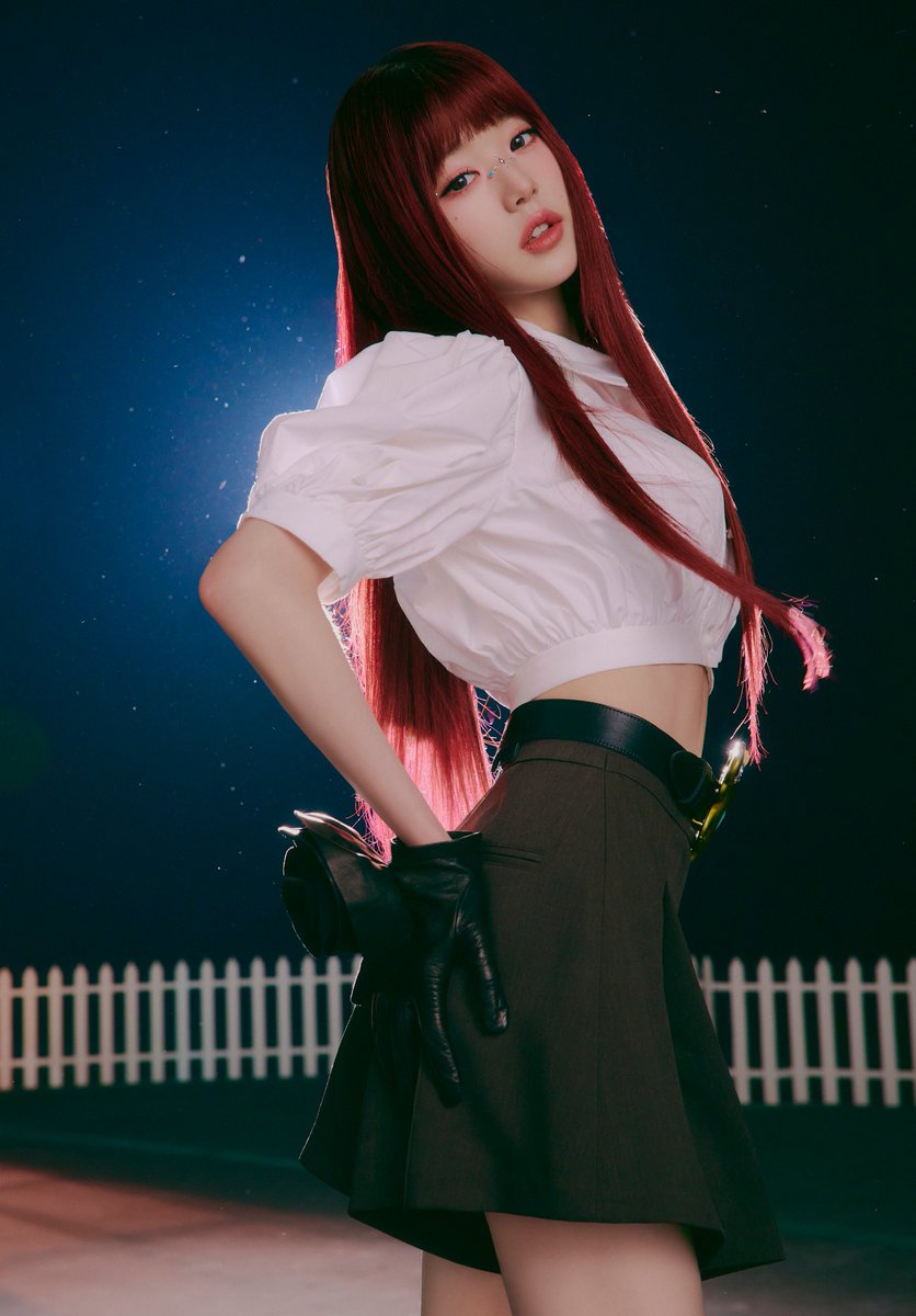 IVE's Wonyoung debuts red hair for the groups upcoming comeback with ‘IVE SWITCH.’