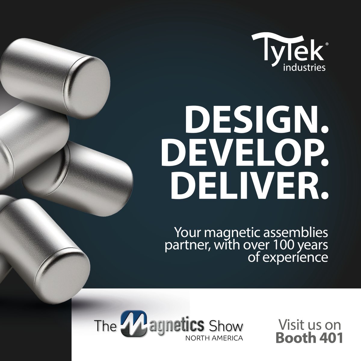 The Magnetics Show is almost here! 🧲 Join us at booth 401 in Pasadena Convention Center on May 22-23, 2024, to explore magnets, product development, and more. Book your spot now: tinyurl.com/2zszk4dz #magneticsassembly #magneticsshow24 #productdevelopment