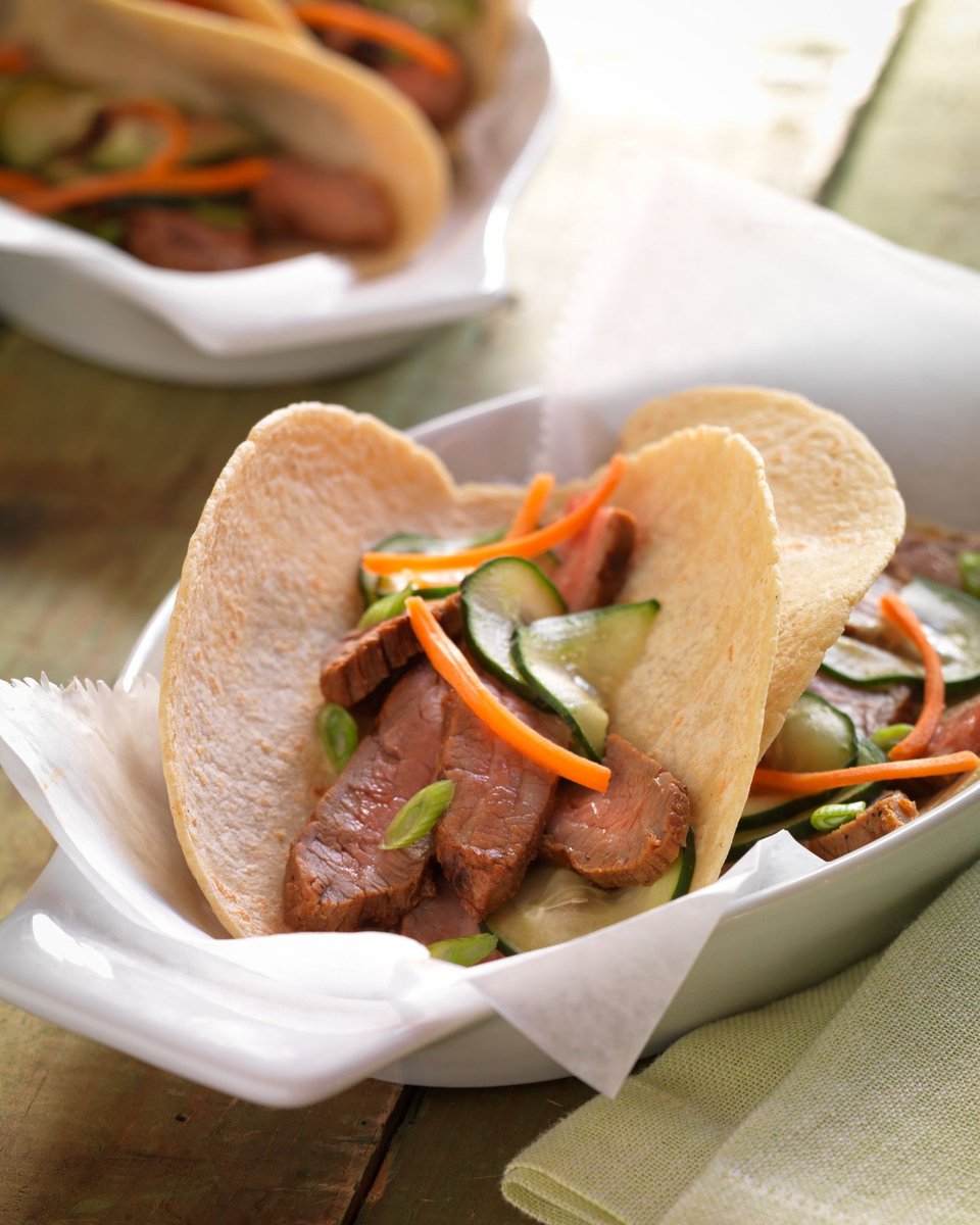 Tacos aren't anything new, so let's shake it up a bit! These steaks are marinated in a savory Asian blend. Asian Steak Street Tacos - biwfd.com/3TJTFeo #BeefFarmersAndRanchers
