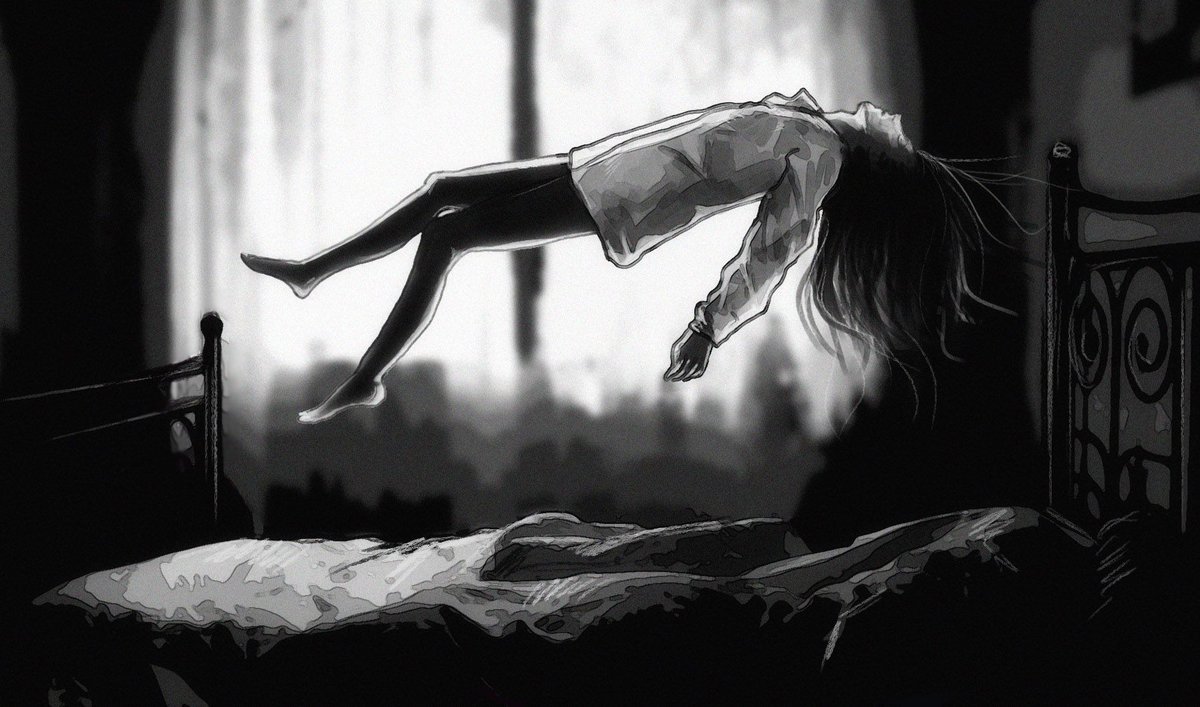 "He Walks Over Me II" (Eugene Voron, Illustration, 2020) From Night Picnic Volume 3, Issue 3 #nightpicnic #literaryjournal #illustration #art