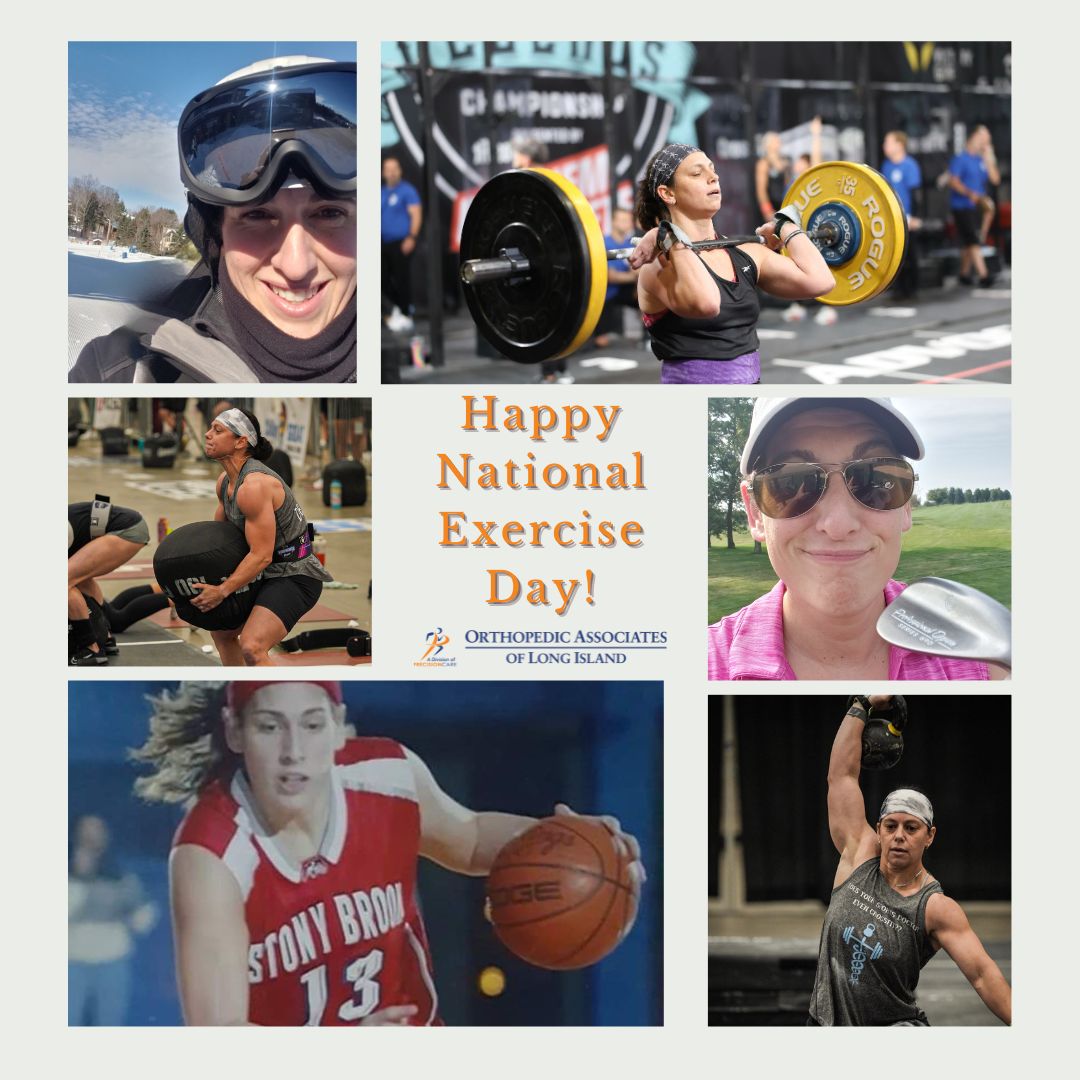#HappyNationalExerciseDay! Let's celebrate by stressing how crucial orthopedic health is for staying active! From proper form to injury prevention, let's discuss exercising for strong bones and joints.  See our doctors in action, enjoying their workouts!

oali.com
