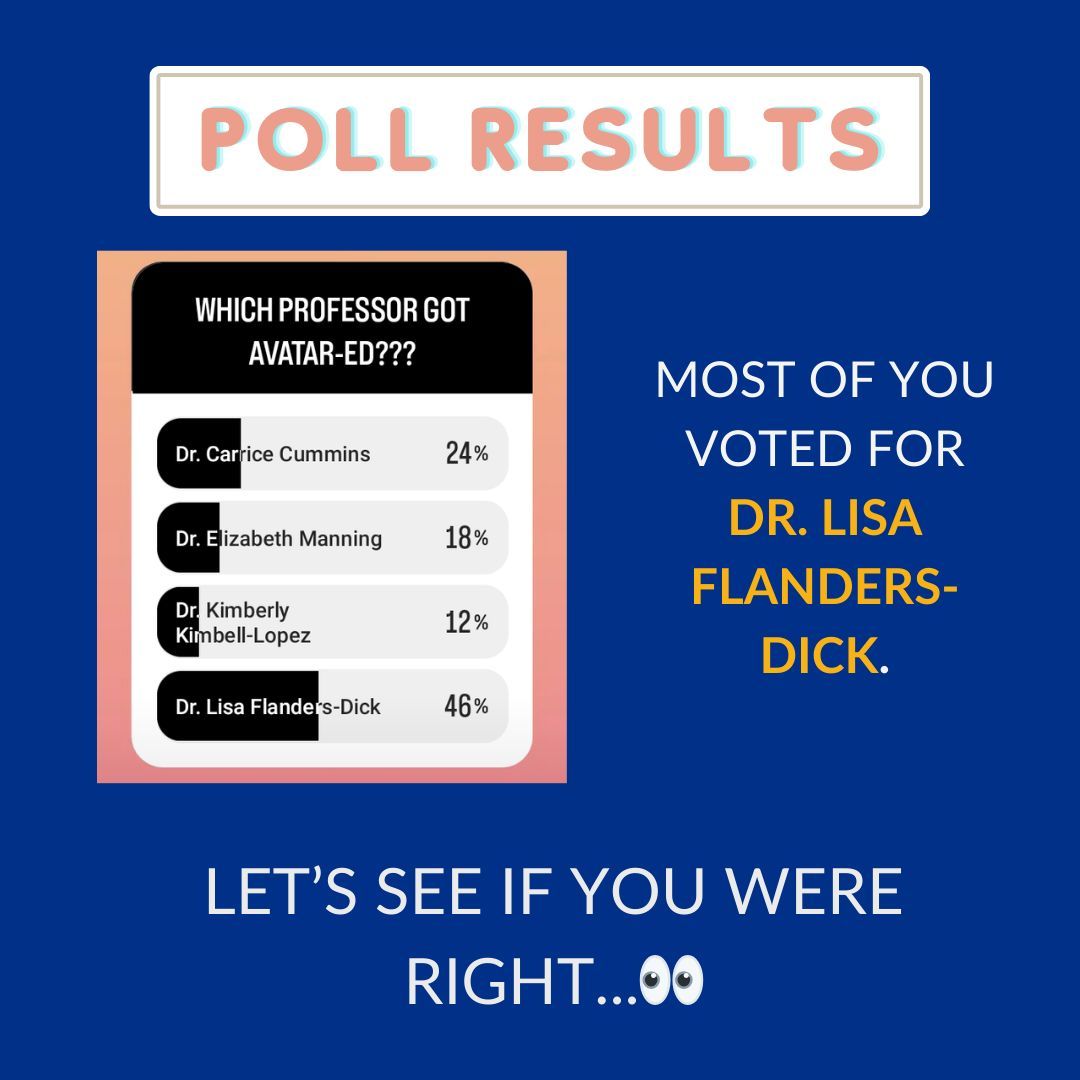 LATech_ELRI's tweet image. Surprise! The Avatar REVEAL is finally here!✨

Did you guess correctly?? 👀 Let us know!

Follow our page for more information on the Science of Reading project, tech tips, and more! 

#elri #synthesia #learngrowshare #edtech