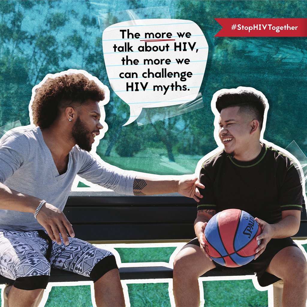 Young people must know the ways they CAN’T get HIV. These are: ❌ sitting near someone who has HIV. ❌ eating food prepared by someone who has HIV. ❌ having sex with someone with an undetectable viral load. SHARE this post with everyone in your network.
