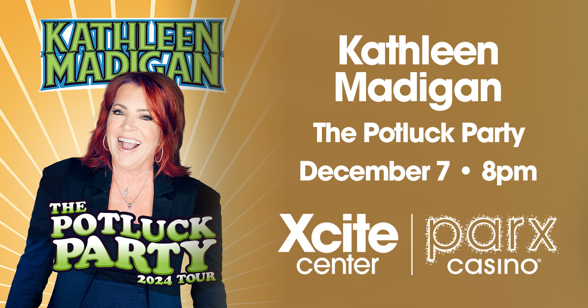 🚨PRESALE ALERT🚨 For our loyal social followers... get your tickets to Kathleen Madigan - the Potluck Party at the Xcite Center on Saturday, December 7, 2024 before tickets go on sale. Presale offer today, 4/18 from 10am - 10pm. Enter Code: TERMITE axs.com/events/542030/…