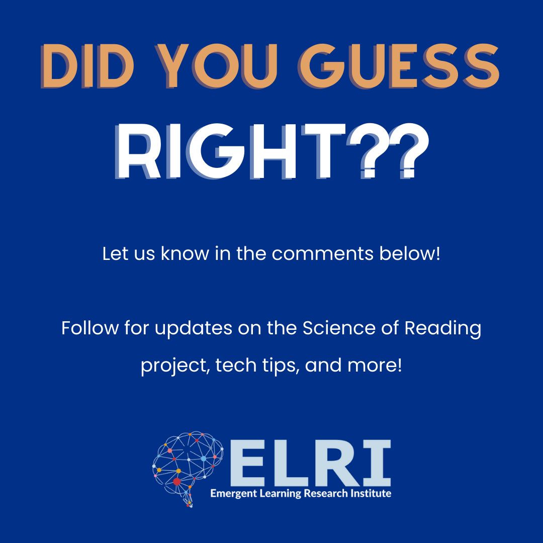 LATech_ELRI's tweet image. Surprise! The Avatar REVEAL is finally here!✨

Did you guess correctly?? 👀 Let us know!

Follow our page for more information on the Science of Reading project, tech tips, and more! 

#elri #synthesia #learngrowshare #edtech