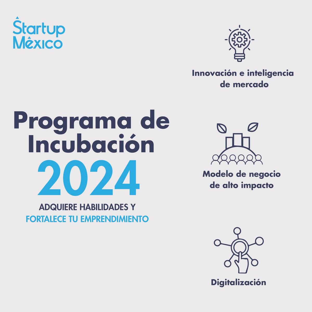 Súmate a nuestro programa de incubación para #NuevoLeón. Únete a nuestra red de emprendedores para dar vida a tus ideas. Ofrecemos mentoría personalizada, acceso a herramientas clave y conexión con una red de expertos y posibles inversores. Registrate: forms.gle/ZWNJcUKRdePUEN…