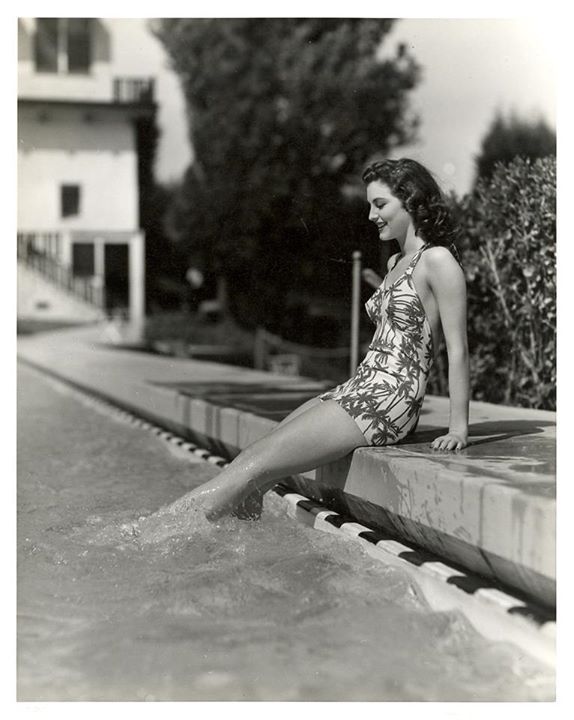 Today is #NationalExerciseDay! #AvaGardner was very active throughout her life, enjoying sports including golf & tennis as well as biking and swimming! We have many photographs of Ava engaged in these activities in our collection. #TCMParty #VisitJoCo #Exercise