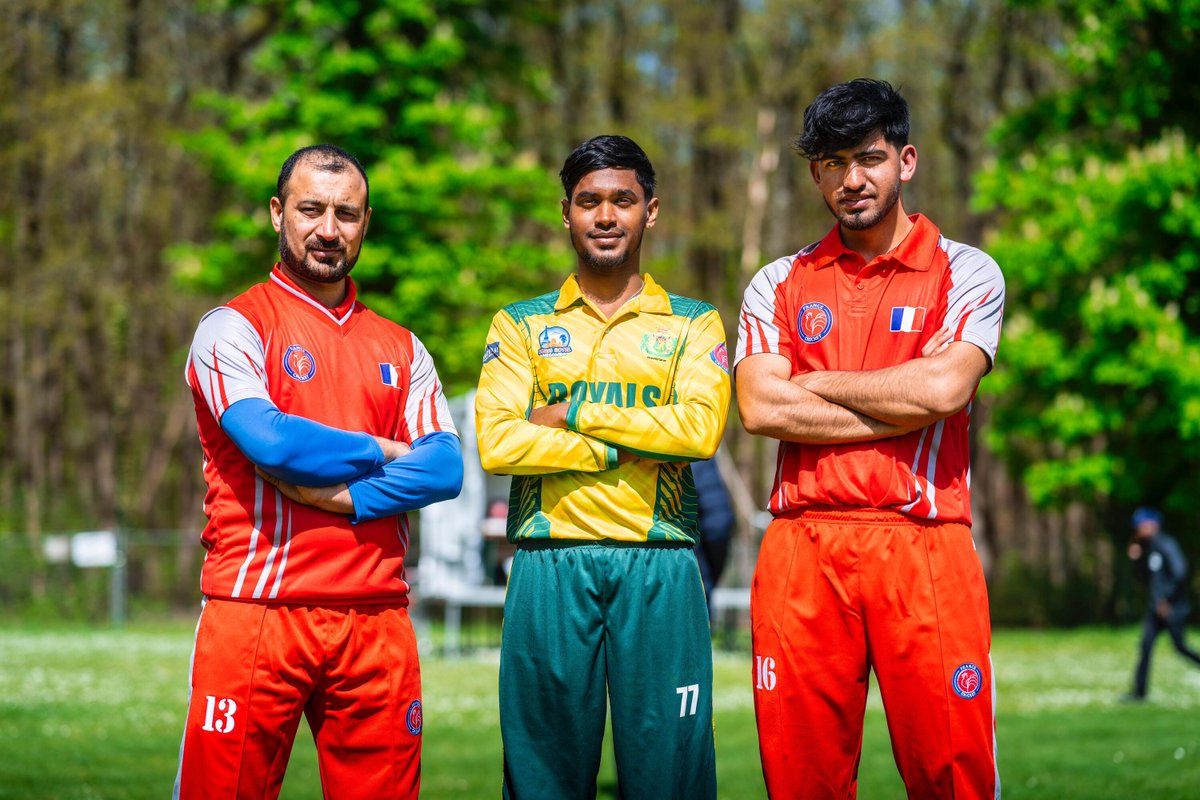 Hat-trick of 4-fers today in ECS France! 🔥 Priyalaxan Uthayakumar 4️⃣-2️⃣3️⃣ Zaheer Zahiri 4️⃣-1️⃣3️⃣ Ahmadullah Malikzada 4️⃣-1️⃣5️⃣ #EuropeanCricket #EuropeanCricketSeries #StrongerTogether