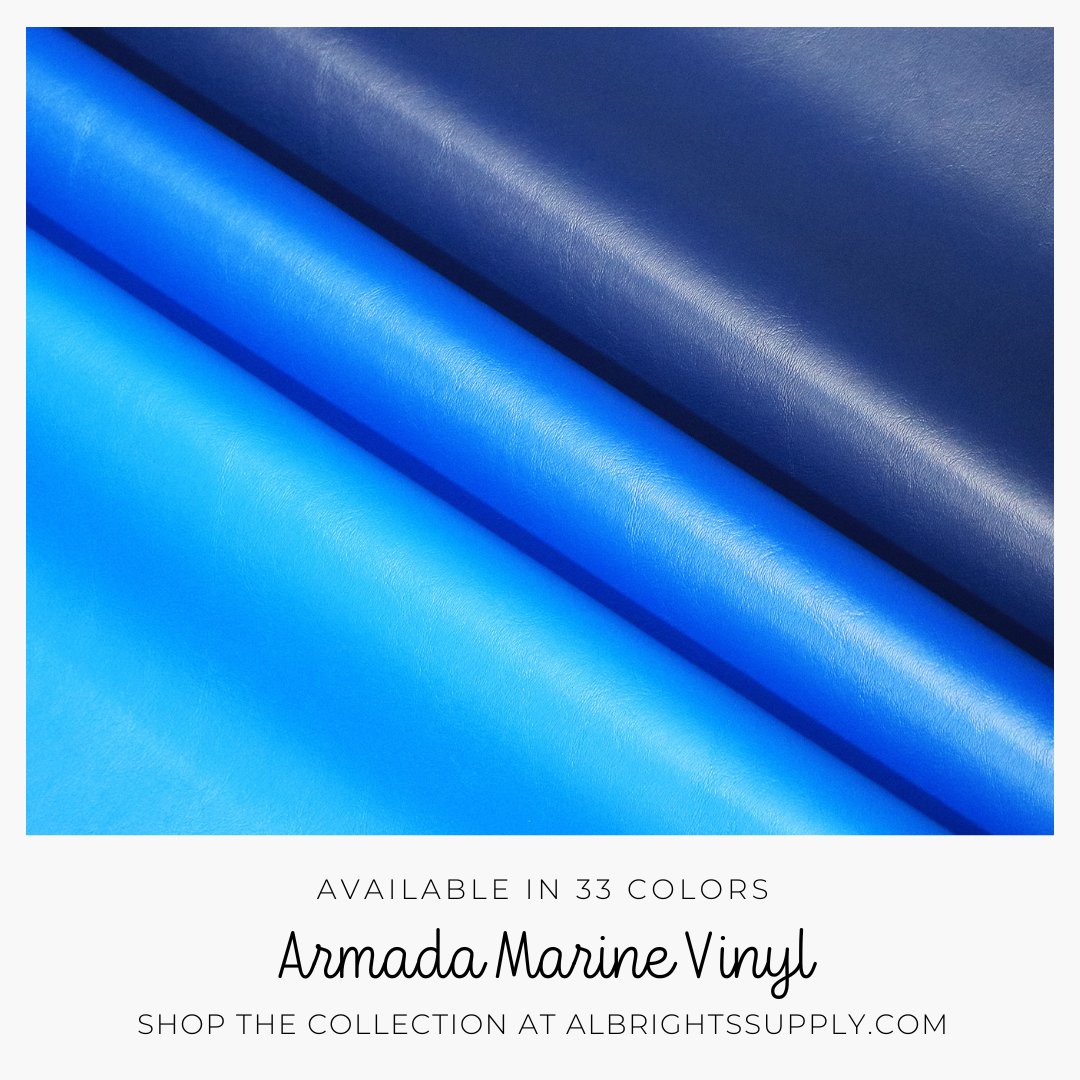 #Armada is an affordable #marine-quality #vinyl featuring Enduratex's protective 'Produratect' topcoat. Armada comes in a wide assortment of colors, making it versatile for a variety of jobs. Browse the collection today at albrightssupply.com/armada-marine-…