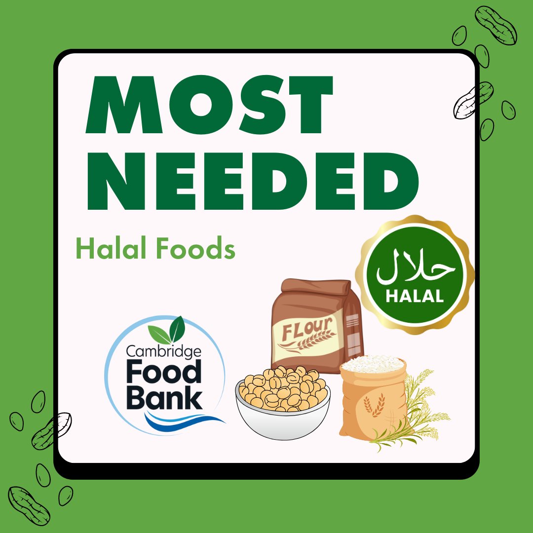 Ready to Spring into Action this week? Your trip to the grocery store could make a huge difference! We need your help and would greatly appreciate it if you could add halal food items to your shopping list. #SpringIntoAction #FeedingCommunity #FoodBank #CBridge