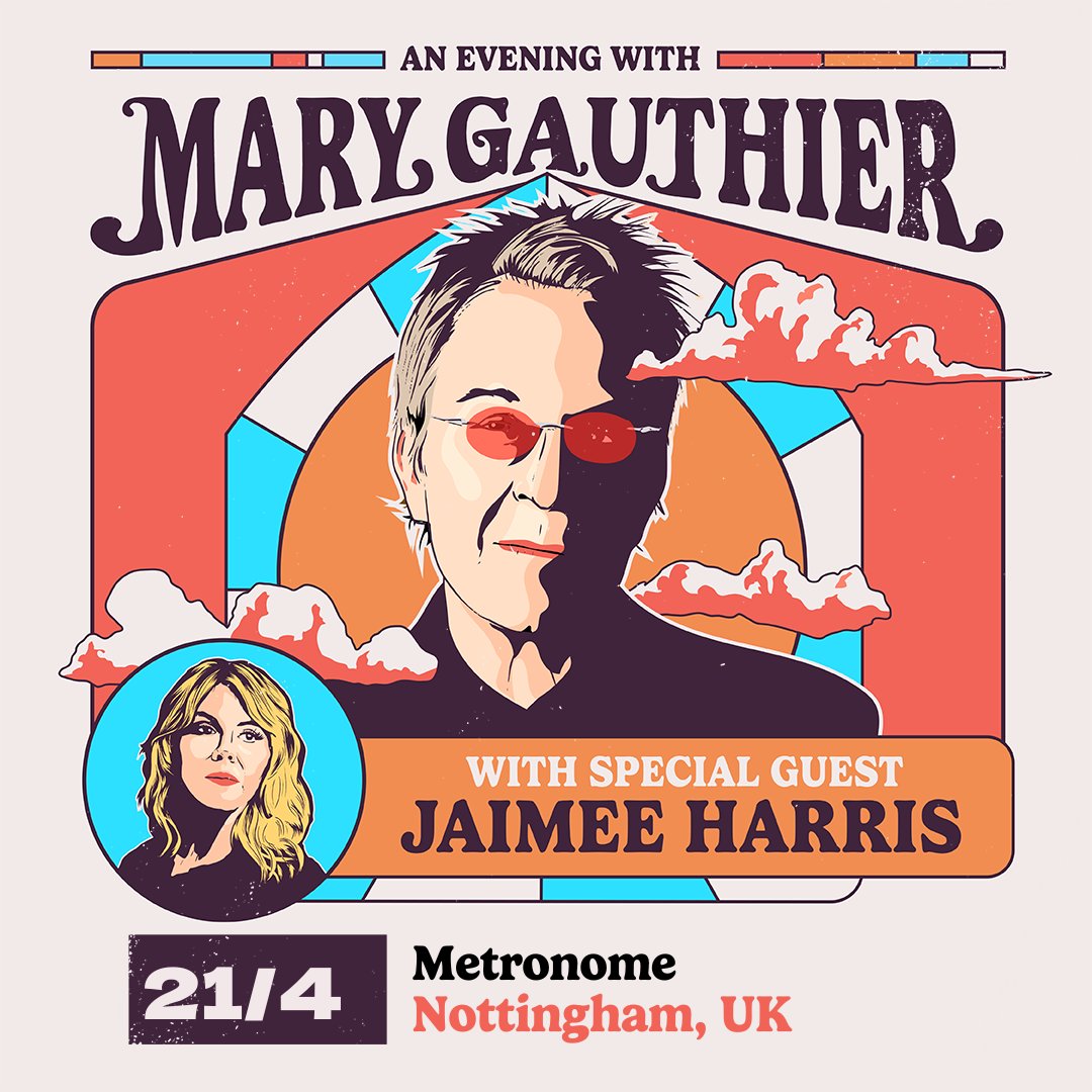 Nottingham, we’re just three days away! If you haven’t already purchased your tickets to join @JaimeeHarris and I at @MetronomeNotts, you’re not too late. There are still tickets available, and you can get them at the link below. seetickets.com/event/mary-gau…