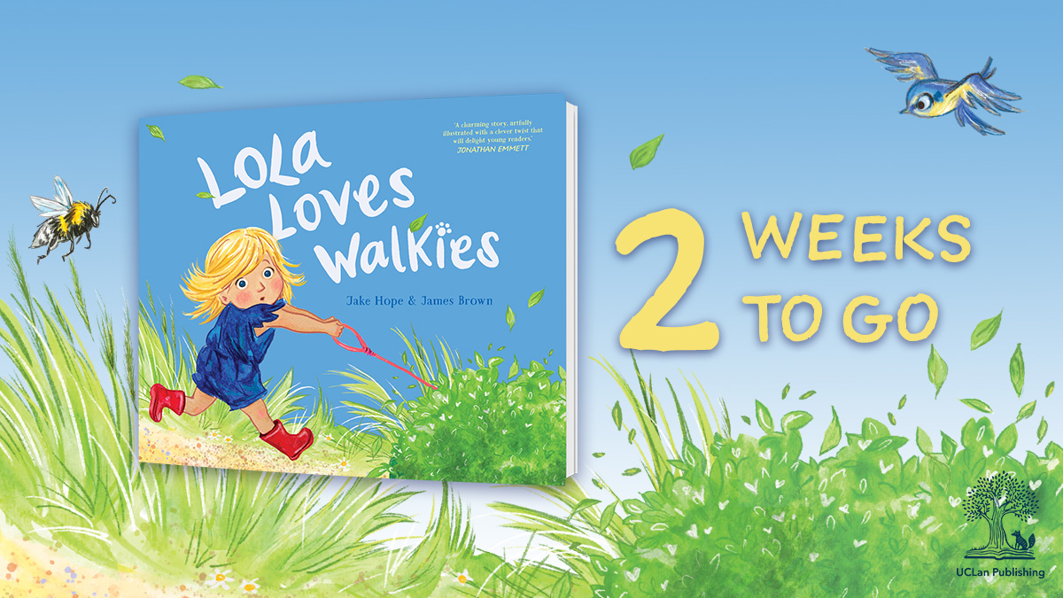 📚 Step into Lola's world of wagging tails and playful antics in ‘Lola Loves Walkies’ by @Jake_Hope! 🐕 Follow along as Lola frolics through the park, chasing sticks and enjoying the company of her furry pals 🌳 Pre-order now: bit.ly/3JmiUgy 🎨 @jb_illustrates
