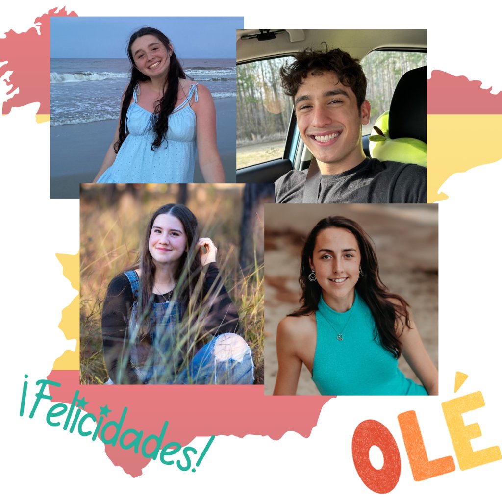 WeAreHickory's tweet photo. Felicidades to these Spanish students: Daniel Hasbun, Addie Hewitt, Elizabeth Koble, &amp; Isabelle Rice earned the Seal of Biliteracy by achieving a passing score on the AAPPL Test. We are proud of them &amp; their commitment to a bilingual world! #flyfearlessly #globalcommunity https://t.co/uuNn37ZvlZ