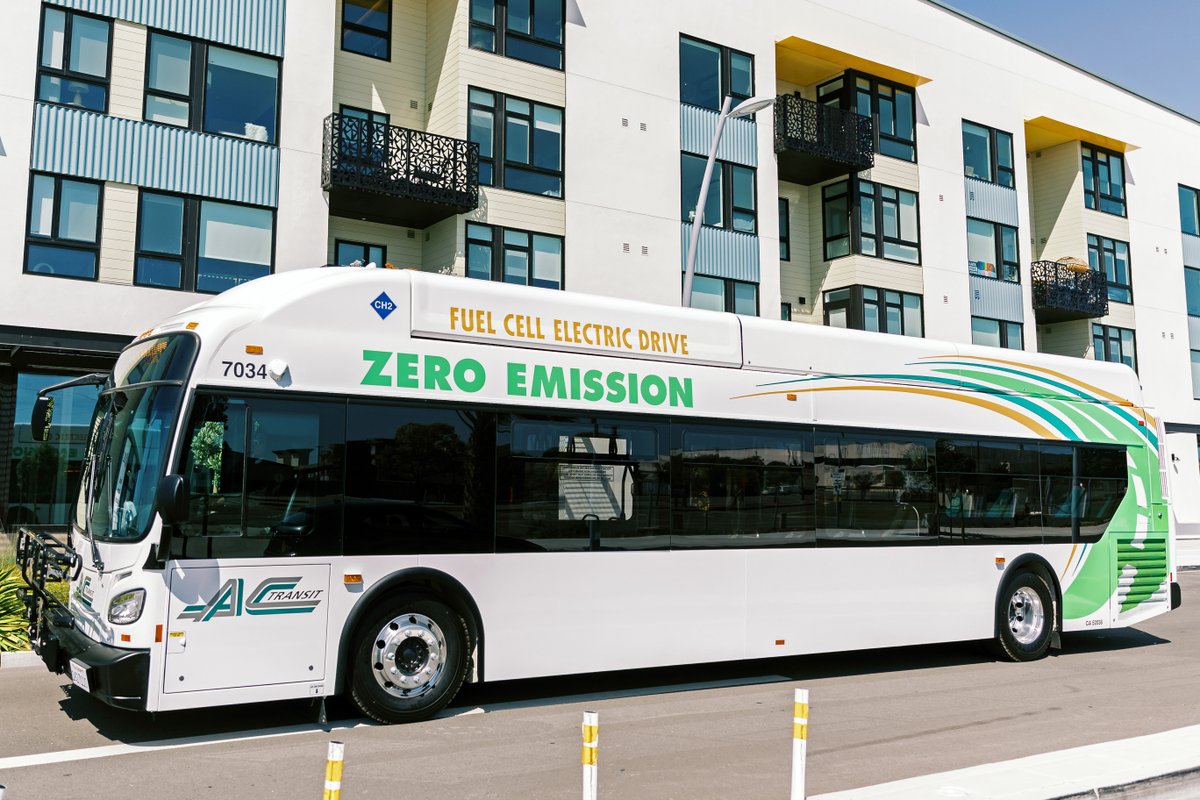 #TBT: From 2005 to now, see the transformation of our hydrogen fuel cell buses! Since then, we've grown our zero emission buses (ZEB) by 42, making our communities cleaner, quieter, and healthier. Learn more about our ZEB fleet: actransit.org/zeb