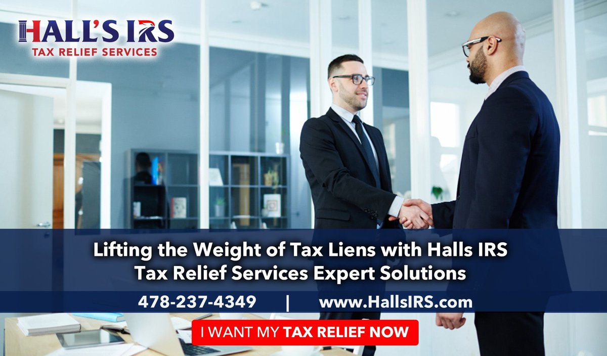 Halls IRS specializes in offering solutions for tax liens, providing representation to clients facing tax issues with the Internal Revenue Service. 

Discover more 👇 
buff.ly/3KIvU28 

#HallsIRSTaxReliefServices #taxlien #stopIRS #taxrefund #taxplanning #taxlevy