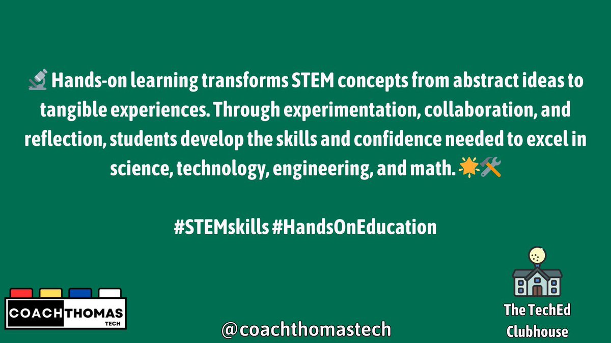 🔬 Hands-on learning transforms STEM concepts from abstract ideas to tangible experiences. Through experimentation, collaboration, and reflection, students develop the skills and confidence needed to excel in science, technology, engineering, and math. 🌟🛠️ #STEMskills