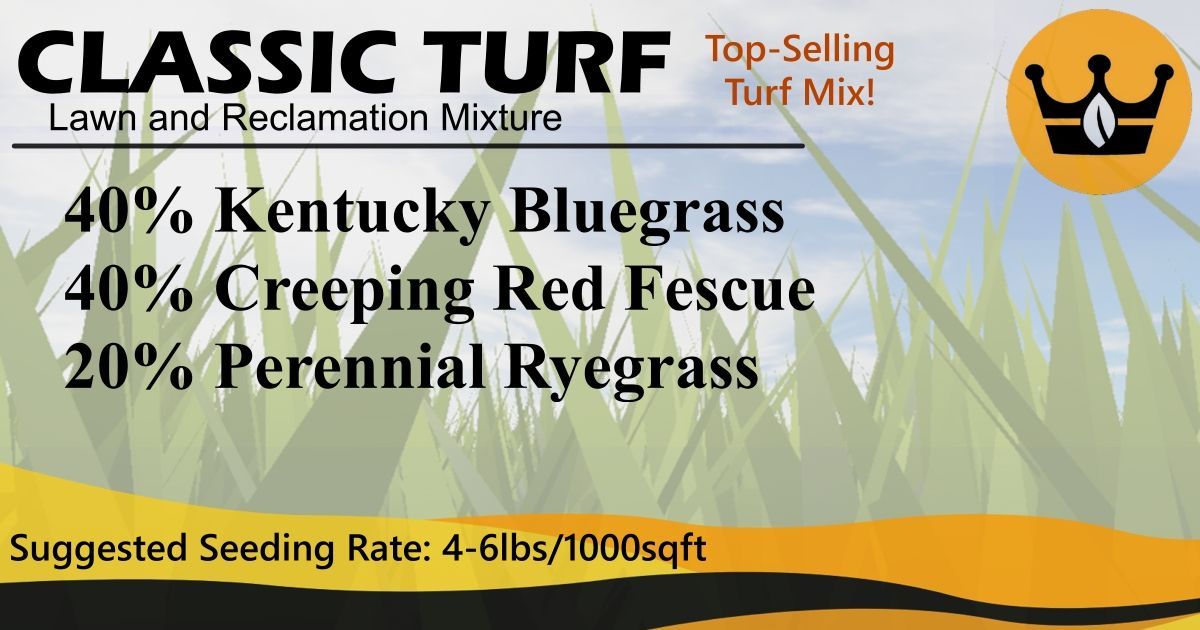 You can't go wrong with our top-selling turf mix!🥇 Classic Turf is a mixture suitable for sun or shade, and ideal for home lawns. 📞 (204) 786-8457 📍 8040 Park Royale Way, Winnipeg, MB R3C 2E6 🌎 imperialseed.com