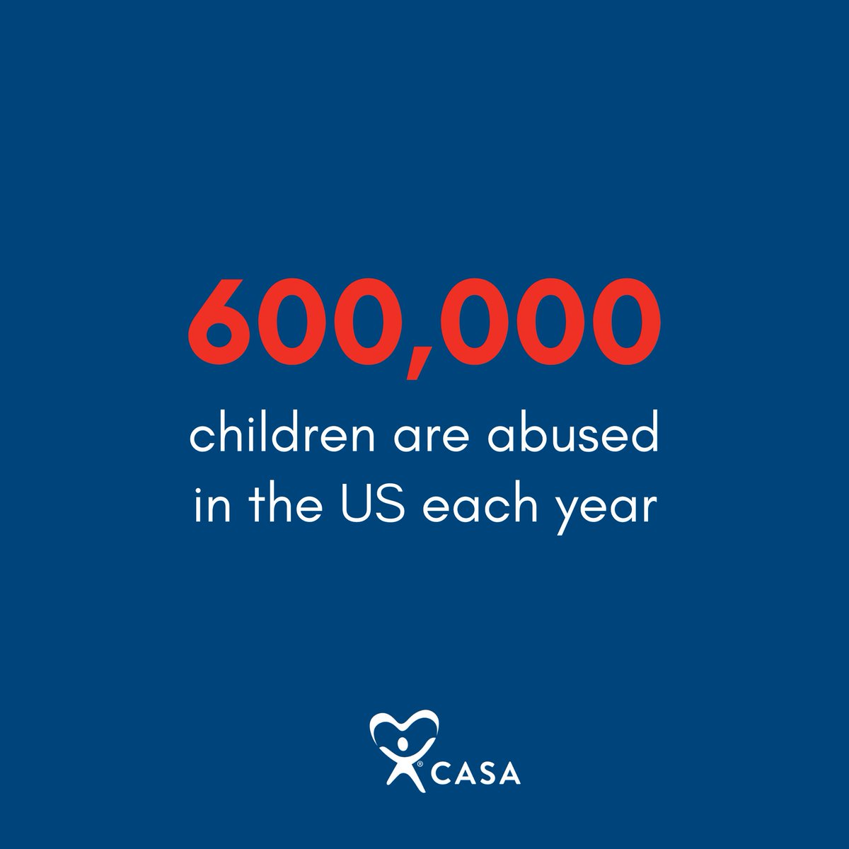 LouisianaCASA's tweet photo. Each year, more than 600,000 children and youth in the United States experience abuse or neglect. CASA programs provide highly trained volunteers to advocate on behalf of these children and youth in the courtroom. Learn more about our advocacy at https://t.co/EOdV8BtDqQ https://t.co/YACnKQZF3M