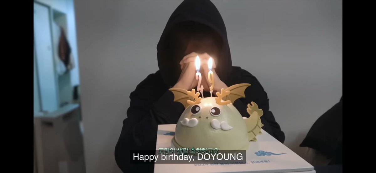 So doyoung went to record on his birthday my gosh..😭