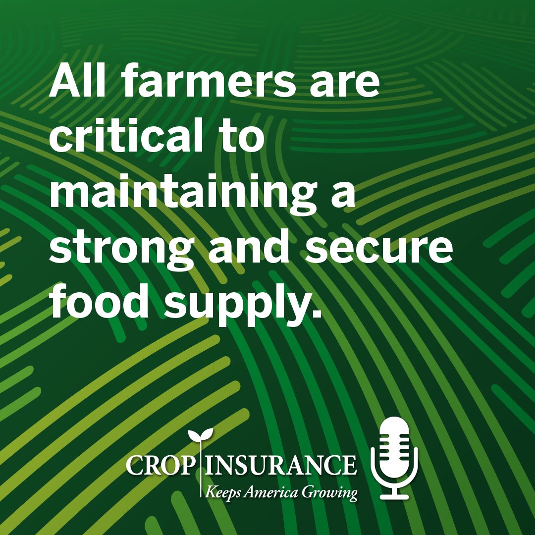 Farmers are vital to #AmericanAgriculture, which is why #CropInsurance is always expanding and adapting to meet the needs of ALL #Farmers, no matter where they farm, the size of their farm, or what they grow. Learn more on episode 4 of #KeepAmericaGrowing: bit.ly/3ObX5TG