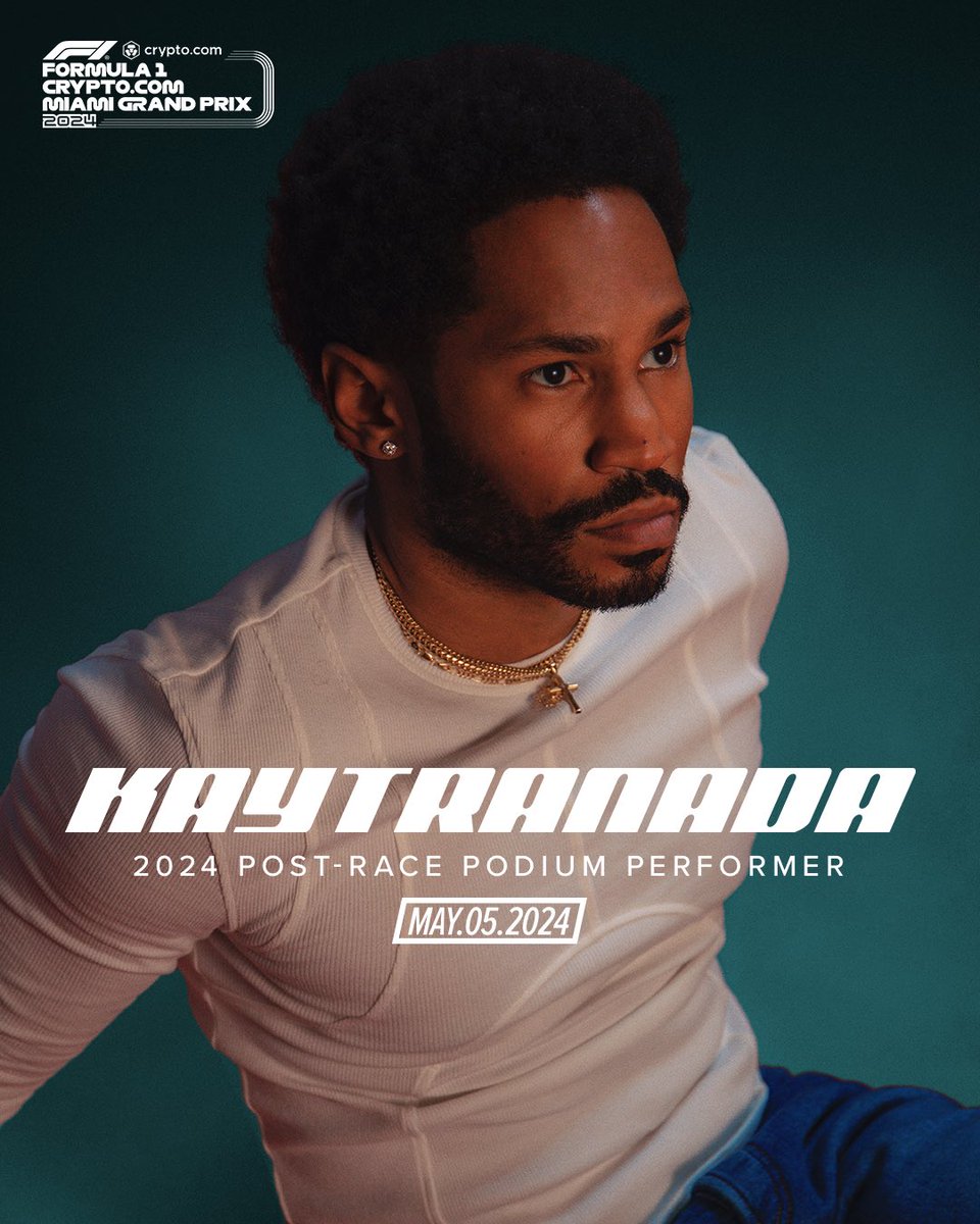 You won’t want to miss this! 😮‍💨 @KAYTRANADA takes the #MiamiGP podium post-race 🎉 All 🎟️ holders will receive access to this concert immediately following the podium ceremony!