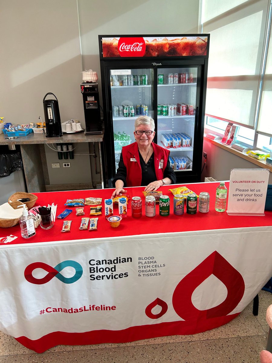 You may recognize Coralie Bornias from our donor refreshments where she has been cheerily serving & thanking donors for 23 years! While she likes to thank us for the opportunity to volunteer, we want to extend our heartfelt thanks to her for making all the difference! #NVW2024