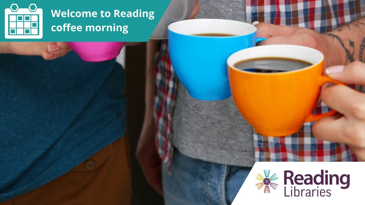 Reading Libraries invites you to join us once again at the Welcome to Reading Coffee Morning. It is a friendly information hub with FREE refreshments at the Central Library, Abbey Square RG1 3BQ on Saturday 27th April from 11am until 1pm. We look forward to meeting you!