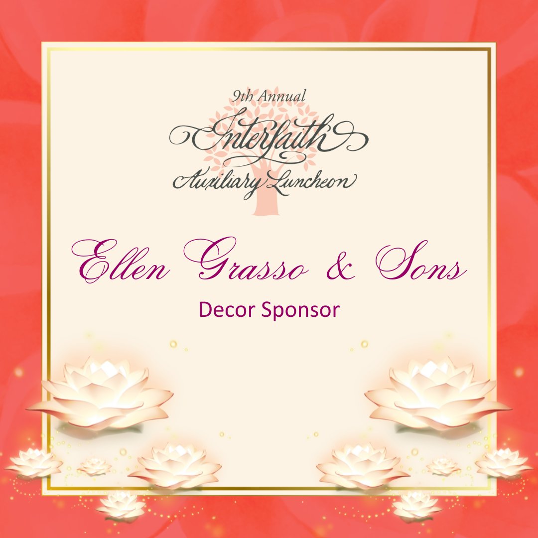 Ellen Grasso & Sons will be providing our Auxiliary Luncheon Event with beautiful decor!🤩🙌 Their generosity and support in making our event a truly special occasion. 🙏🏼

#interfaithnews  #empowerfamilies #bethechange #fightpoverty #dallasdonations #dallasnonprofit