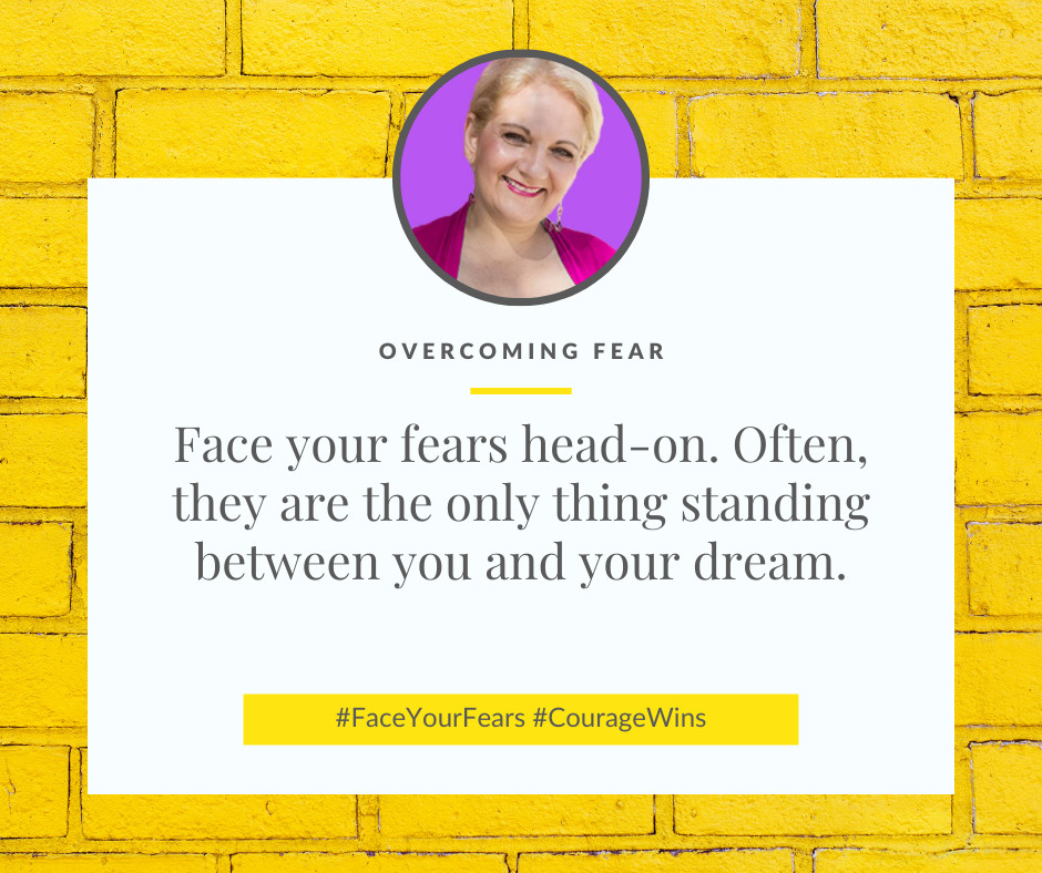 You've probably heard that everything you want is just outside your comfort zone. What's one thing you can do in the direction of your heartfelt beautiful dream that might take courage? #faceyourfears #couragewins